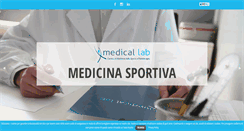 Desktop Screenshot of medicallab.it